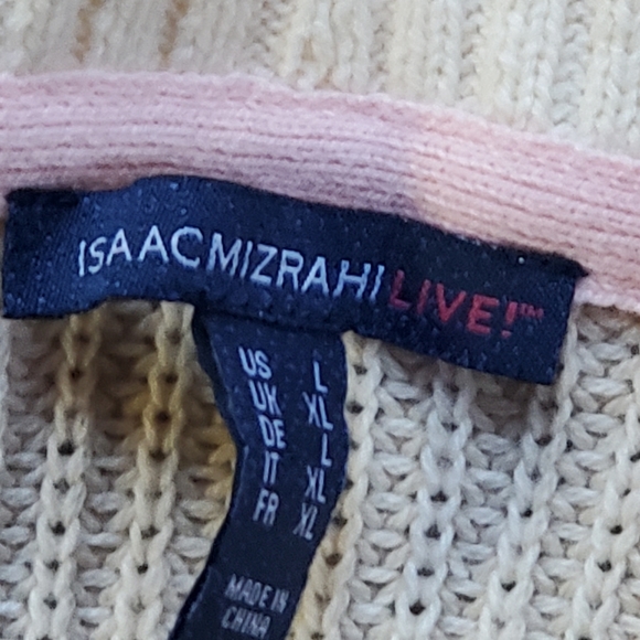 Scraf Collar Cardigan by Isaac Mizrahi Live - Picture 8 of 8